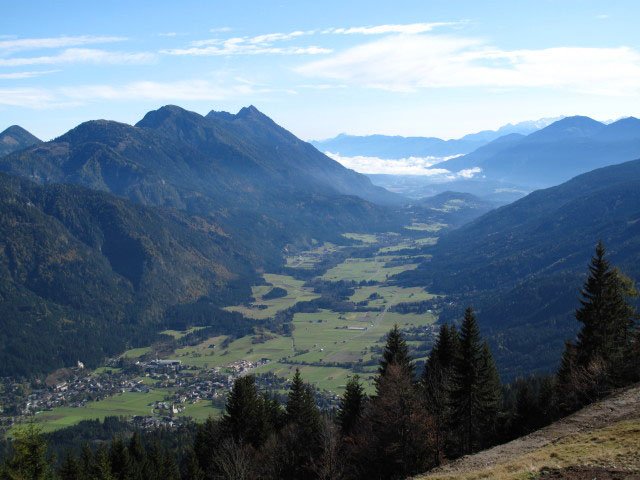 Glitschtal von der Weißbriacher Hütte aus (25. Okt.)