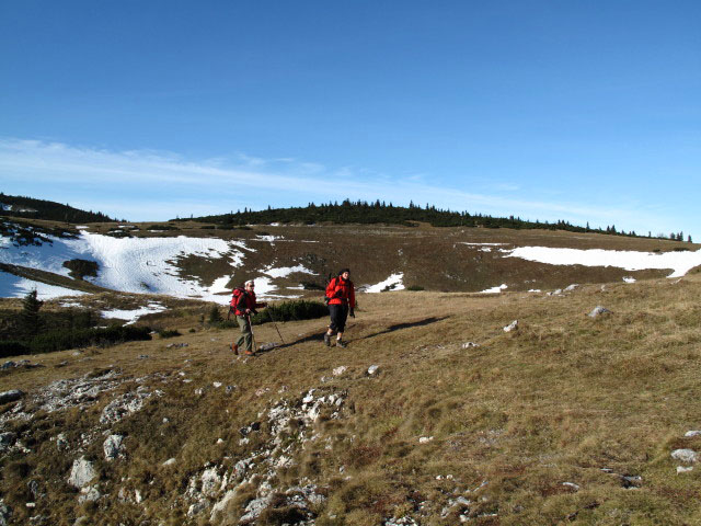 Christoph und Gudrun zwischen Otto-Schutzhaus und Törlkopf