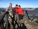 Ich, Christoph und Gudrun bei der Höllental-Aussicht, 1.620 m