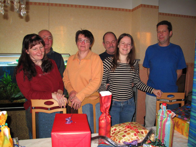 Doris, Franz, Andrea, Wolfgang, Daniela und Udo
