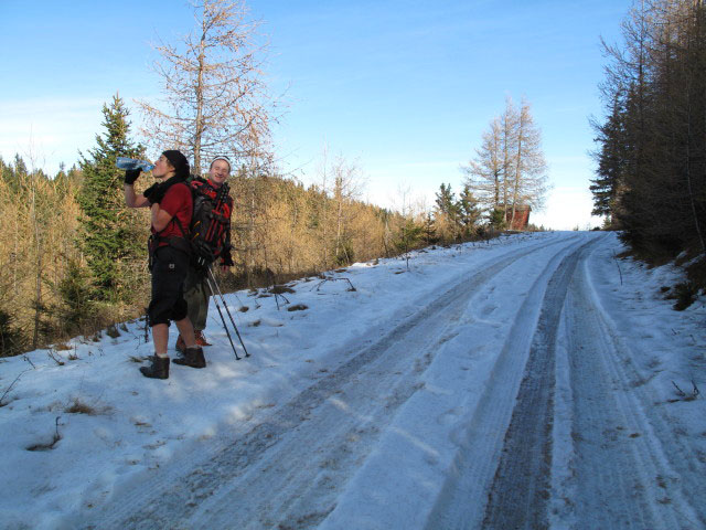 Gudrun und Christoph zwischen Kleinem Floning und Floning