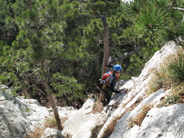 Fredsteig: Irene in der dritten Seill&auml;nge