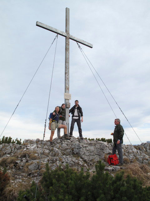 Ich, Daniela und Norbert am Zwillingskogel, 1.402 m