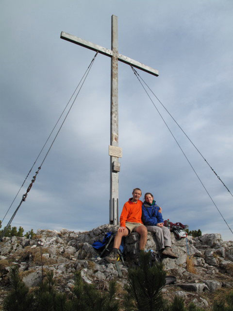 Ich und Daniela am Zwillingskogel, 1.402 m