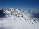 Knoppenjochspitze und Weißschrofenspitze vom Schindlergrat aus