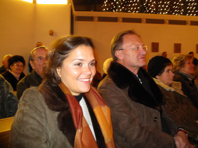 Monika und Robert in der Pfarrkirche Süßenbrunn