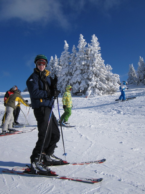 Michael bei der Bergstation der 6er-Sesselbahn-Weißenelf