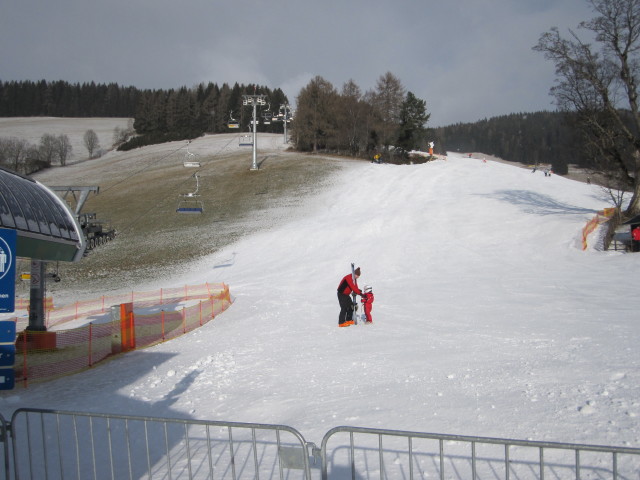 Talstation der 4er Sesselbahn Hauereck Jet