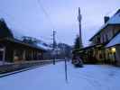 Bahnhof Leogang, 840 m (16. Jän.)