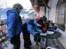 Daniela, Christoph und Gudrun in Wald im Pinzgau (23. Jän.)