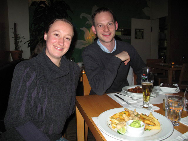 Carmen und Michael im Restaurant Comida