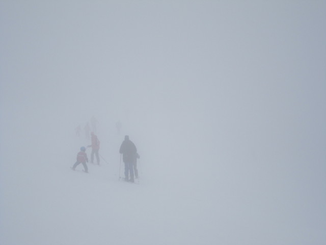 neben der Bergstation der Gipfellifte