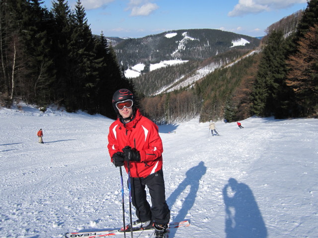 Michael auf der Abfahrt des Turmkogellifts II