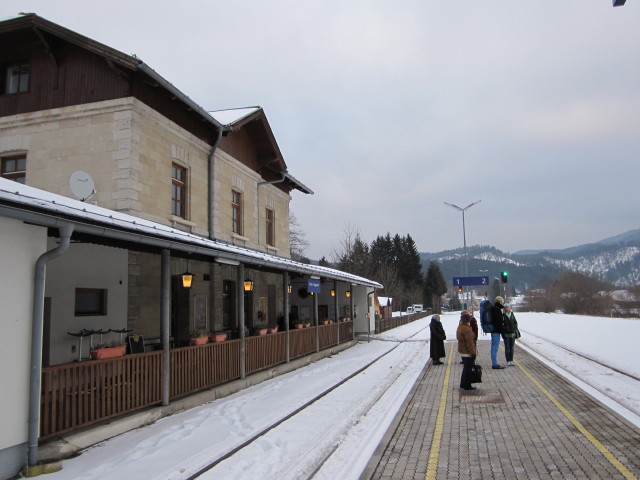 Bahnhof Pernitz-Muggendorf (14. Feb.)