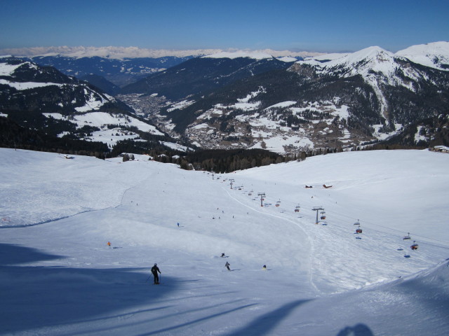Abfahrt des Sessellifts Sochers-Ciampinoi (13. März)