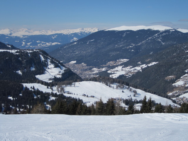Gröden vom Monte Seura aus (13. März)