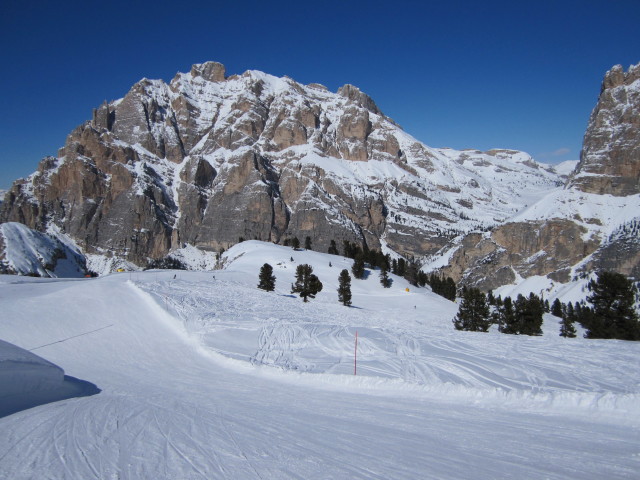 Abfahrt der Pendelbahn Lagazuoi (14. März)