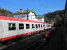 4090 002 als R 6802 'Mariazeller Land' im Bahnhof Laubenbachmühle, 535 m