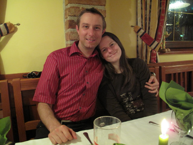 Ich und Daniela im Restaurant Karl-Wirt