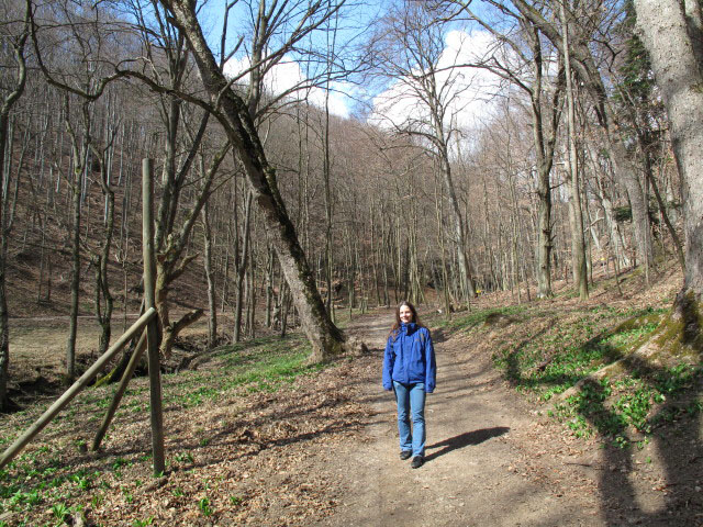 Daniela in der Wildwuchsgalerie