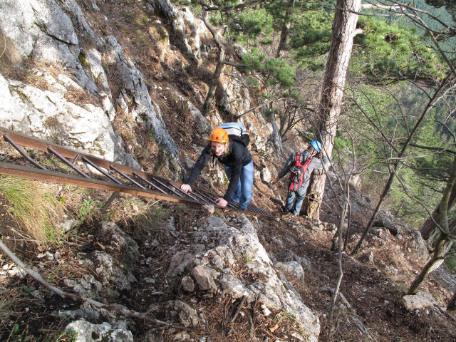 Sabrina und Gregor am Wagnersteig