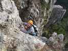 Wildenauer-Klettersteig: Sabrina in der Turmscharte