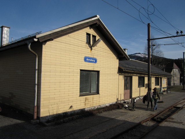 Bahnhof Annaberg, 807 m