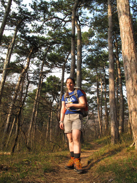 Daniela zwischen Kaisergerndl und Breiter F&ouml;hre