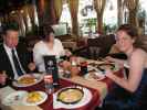 Udo, Nadja und Daniela im Restaurant Irodion (6. Mai)