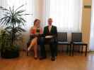 Daniela und ich im Standesamt Donaustadt (6. Mai)