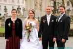 Nadja, Daniela, ich und Markus im Stift Heiligenkreuz (7. Mai) © novaczek.at