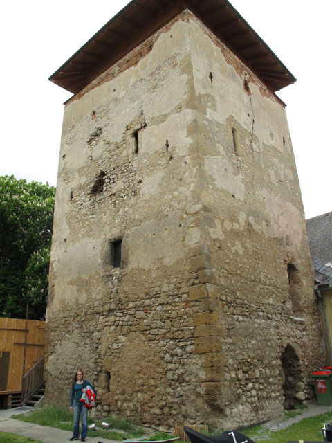 Daniela beim Wehrturm