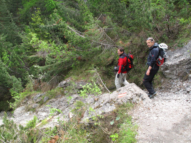 Axel und Werner am Goggsteig