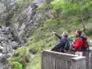 Adrenalin-Klettersteig: Werner und Axel beim Einstieg