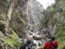 Adrenalin-Klettersteig: Werner und Axel beim Einstieg