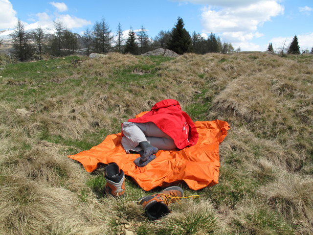 Daniela zwischen Weg 23 und Ameiser (23. Mai)