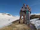 Ich und Daniela auf Weg 4 zwischen Kratzberger See und Missensteiner Joch (22. Mai)