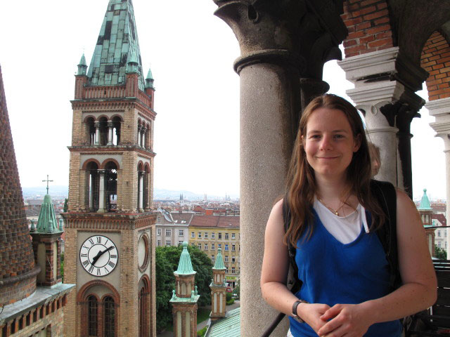 Daniela in der Antoniuskirche