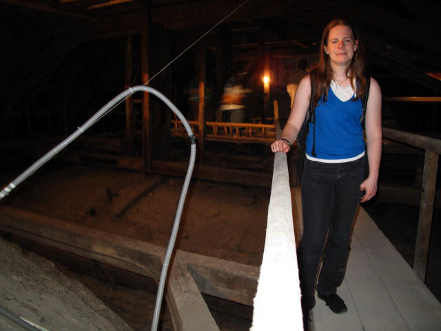 Daniela in der Kirche Schottenfeld