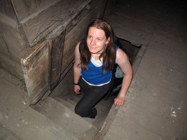 Daniela in der Kirche Schottenfeld