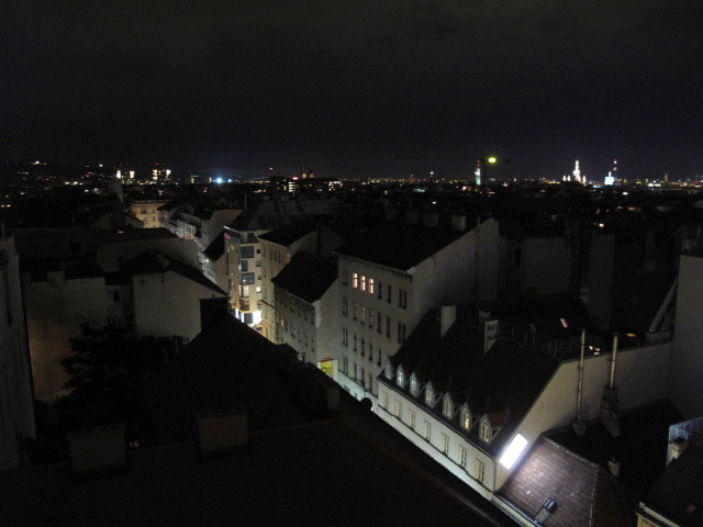Wien von der Kirche Schottenfeld aus