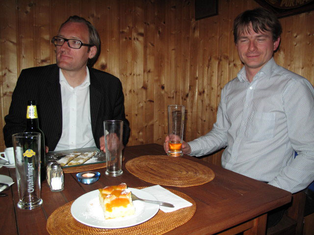 Erich und Stefan in der Ufertaverne