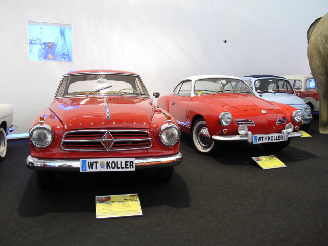 Borgward Isabella TS Coup&eacute; (Bj. 1960) und VW Karmann Typ 14 Ghia Coup&eacute; (Bj. 1963)