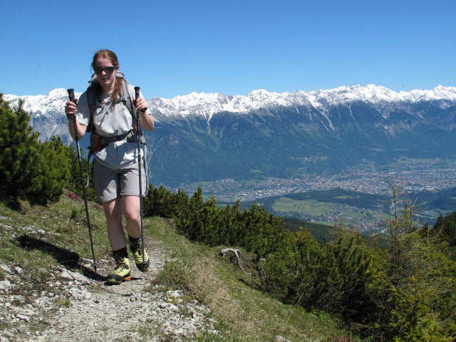 Daniela zwischen Kapfers und Jochkreuz