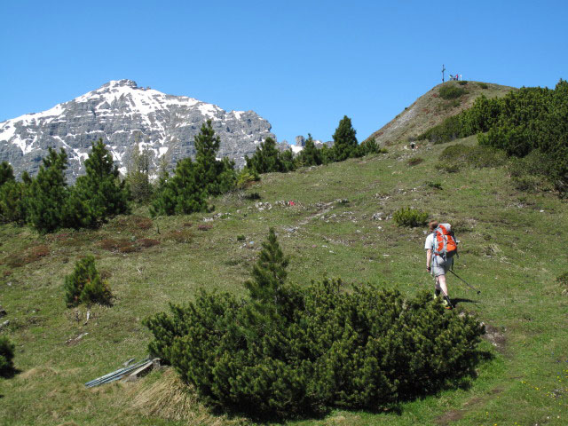 Daniela zwischen Kapfers und Jochkreuz