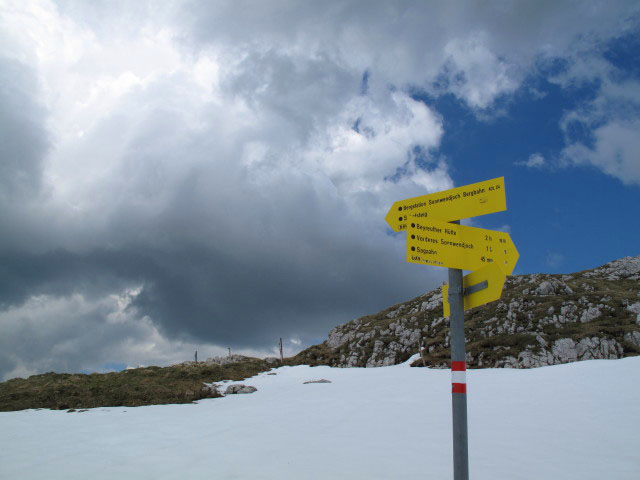 zwischen Sagzahn und Gruberscharte