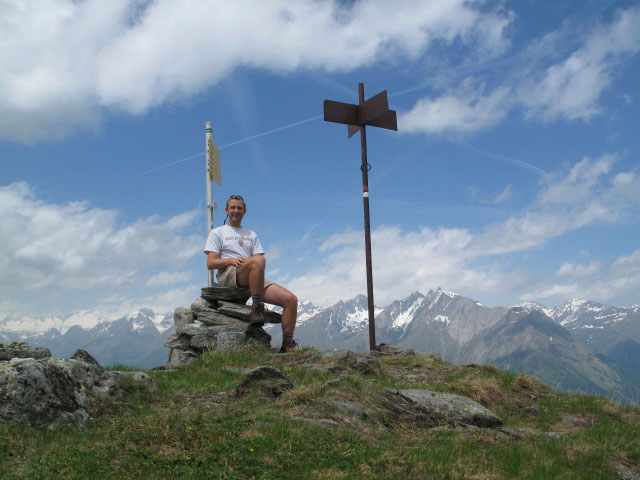 Ich am Kleinen Zunig, 2.442 m (11. Juni)