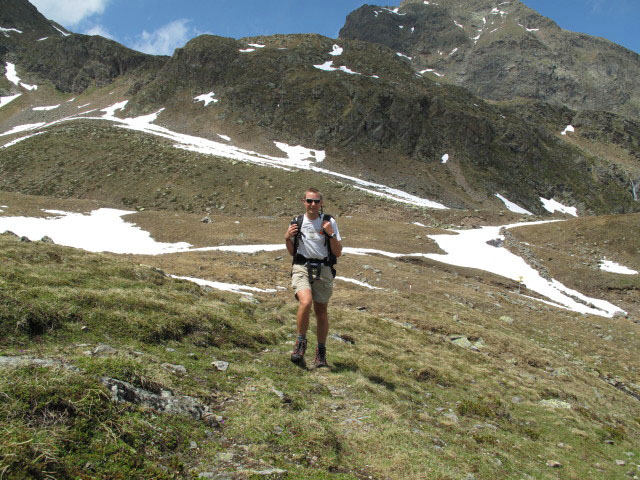 Ich zwischen Zunigt&ouml;rl und Rotem K&ouml;gele (11. Juni)