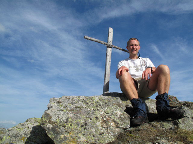 Ich am Kreuzberg, 2.743 m (11. Juni)