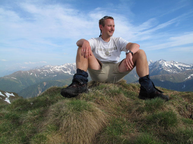 Ich auf der Deferegger Höhe, 2.658 m (11. Juni)